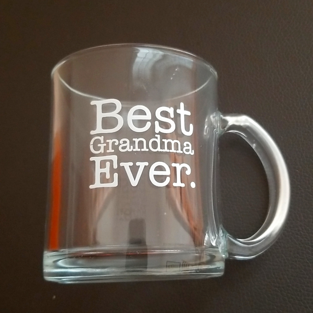Best Grandma Ever. Glass mug
